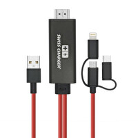 SWISS CHARGER SCV 30043 GÖRÜNTÜ AKTARIM KABLOSU 1.8M (OUTLET)