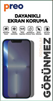 PREO DAYANIKLI EKRAN KORUMA IPHONE 17 AIR (ÖN) PRIVACY 3D FULL CURVE (OUTLET)