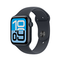 Apple Watch SE 3 GPS 44mm Gece Yarısı Alüminyum Kasa ve Gece Yarısı Spor Kordon - S/M (OUTLET)