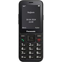 Panasonic KX-TU250EXB Renkli Ekran 4G Siyah Tuşlu Cep Telefonu (Türkiye Distribütör Garantili)