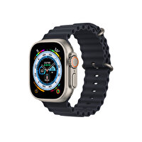 Winex Watch 8 Ultra Max 2023 Android iOS HarmonyOS Uyumlu Çift Kordonlu Siyah Akıllı Saat