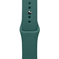 ScHitec 42-49MM Yeni Nesil Apple Uyumlu Silikon Yeşil Akıllı Saat Kordonu