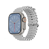 ScHitec Watch HK9 Ultra 2 Amoled Ekran Android iOs HarmonyOs Uyumlu Gri Akıllı Saat