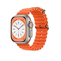 ScHitec Watch HK9 Ultra 2 Amoled Ekran Android iOs HarmonyOs Uyumlu Turuncu Akıllı Saat