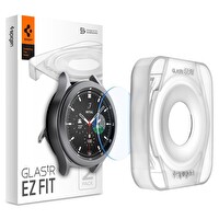 Spigen Glas.TR Ez Fit Slim HD Galaxy Watch 4 Classic 41-42MM Cam Ekran Koruyucu 2 Adet