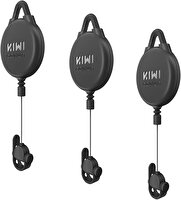 Kiwi Design VR Kablo Yönetimi 3 Paket VR Makara Sistemi Siyah