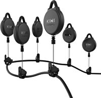 Kiwi Design VR Kablo Yönetimi 6 Paket VR Makara Sistemi Siyah