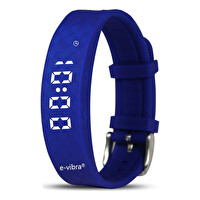 E-Vibra Tuvalet Eğitimi Saati Şarj Edilebilir Sessiz Titreşimli Saat Mavi