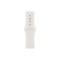 ScHitec 42-49 MM Yeni Nesil Apple Uyumlu Akıllı Saat Kordonu Silikon Beyaz
