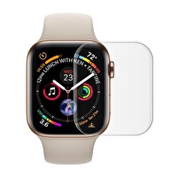 Apple Watch 5 44mm Ön Darbe Emici Ekran Koruyucu Nano Cam (4 Adet)