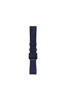 Fro LW38-43 20 MM Hakiki Deri Kroko Lacivert Kordon Siyah Toka