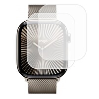 Engo Apple Watch 10 42 MM Ekran Koruyucu Şeffaf TPU Film - 2 Adet
