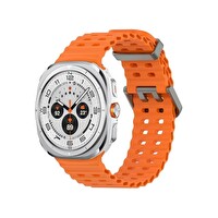 Haino Teko Watch Ultra Amoled Ekran WaterProof Akıllı Saat 3 Kordonlu Titanyum Gümüş 47 MM