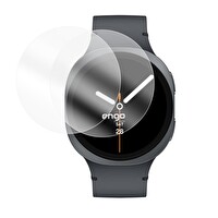 Engo Samsung Galaxy Watch 8 44 MM Ekran Koruyucu TPU 2'li Şeffaf