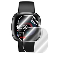 Engo Fitbit Versa 4 TPU Film Şeffaf Akıllı Saat Ekran Koruyucu - 2 Adet
