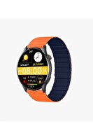 Linktech S104 Premium Amoled LT Watch Akıllı Saat Turuncu - Siyah (KVK Garantili)