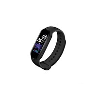 Polosmart PSSW17 Akıllı Bileklik 5.1V Titreşimli Bluetooth Adım Sayar Kalp Atışı Uyku Takibi Siyah