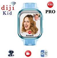 Dijikid 4.5G Pro Akıllı Çocuk Saati Mavi