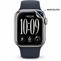 Rova Apple Watch Series 12 42MM 3 Adet Uyumlu Şeffaf Ultra koruyucu Nano Jelatin