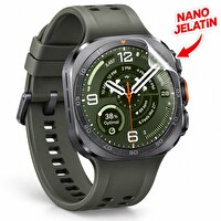 Samsung Galaxy Watch 8 Classic Uyumlu Şeffaf Ekran Koruyucu Nano Jelatin - 3 Adet