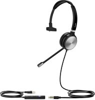 Yealink UH36 Mono USB+3.5 MM Jacklı Siyah Kulak Üstü Kulaklık