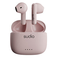 Sudio A1 IPX4 Suya Dayanıklı 30 Saat Kullanım TWS Candy Pink Bluetooth Kulak İçi Kulaklık