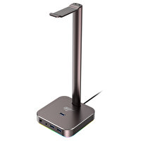 Havit Gamenote TH610 RGB 3 USB Portu Alüminyum Gövdeli Kulaklık Standı