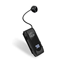 Linktech V80 Makaralı Titreşimli Siyah Bluetooth Silikonlu Kulaklık
