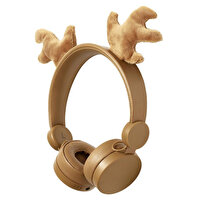 Nedis Rudy Reindeer Çıkarılabilir Aksesuarlı Kahverengi Kulak Üstü Çocuk Kulaklığı