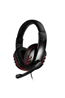 Pell X6 PC Üzerinden 3.5 MM Güçlü Bas Stereo Kulak Üstü Kulaklık Siyah