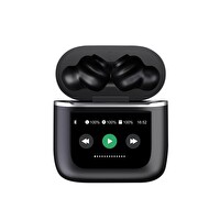 Bix X3 Soundcraft ANC/ENC Destekli Dokunmatik Dijital Ekranlı 5.4 TWS Kulak İçi Bluetooth Kulaklık Siyah