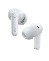Baseus Bass BP1 Pro 50 dB Gürültü Engelleme 6 Mikrofonlu AI Net Arama IP55 55 Saat Oynatma 6.0 Bluetooth Kulaklık Beyaz