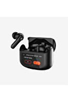 Linktech TW45 Premium Dokunmatik Ekran Kamera Modlu Kablosuz TWS Bluetooth Kulaklık Siyah