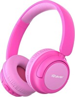 iClever BTH22  BPA Free Çocuk Bluetooth Kulaklık - Pembe