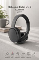 Başkenttekno P2961 Kulak Üstü Kablosuz Bluetooth Kulaklık Siyah