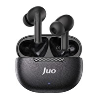 Juo JT1 13 MM Sürücü IPX4 Bluetooth 6.0 TWS Siyah Kulak İçi Bluetooth Kulaklık