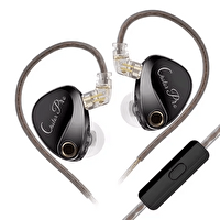 KZ Castor Pro Bass-Enhanced Harman Target Çift Sürücülü Hi-Fi IEM Mikrofonlu Kulak İçi Kulaklık Siyah