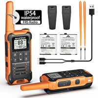 Valkyrie Baofeng IP54 Type-C Şarjlı 22 Kanal 1400 mAh F22 Lisans Gerektirmez El Telsizi 2’li Set