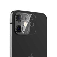 Gpack Apple iPhone 12 Kamera Lens Koruyucu Cam Şeffaf