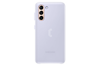 Samsung Galaxy S21 Akıllı Led EF-KG991CVEGTR Mor Kılıf