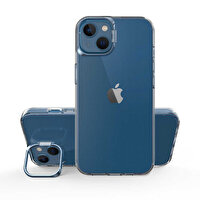 Teleplus Apple iPhone 13 Skuba PC Sert Standlı Silikon Mavi Kılıf