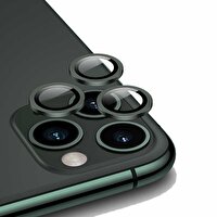 Teleplus Apple iPhone 11 Pro Max CL-02 Kamera Metal Yeşil Lens Koruyucu