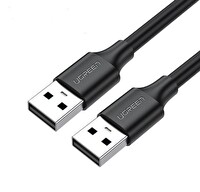 Ugreen USB To USB 2 Metre Siyah Data Ve Şarj Kablosu