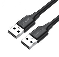 Ugreen USB To USB 1 Metre Siyah Data Ve Şarj Kablosu