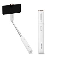 Spigen S550W 000MP26411 Tripod Kumandalı Kablosuz Bluetooth Beyaz Selfie Çubuğu