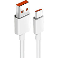 Winex 6 A 100 W USB A To Type-C Beyaz Hızlı Şarj ve Data Kablosu