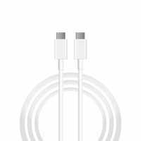 ScHitec 6A 100 W Type-C To Type-C 2 M Beyaz Süper Hızlı Data ve Şarj Kablosu