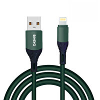 İMENG ML60 6A 100W USB A To Lightning Yeşil Data Ve Hızlı Şarj Kablosu