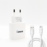 Winex Usb-A To Micro 18W Quick Charger 3.0 Ultra Hızlı Kablolu Şarj Aleti Seti