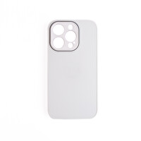 ScHitec Deluxe iPhone 14 Pro Mat Beyaz Kılıf